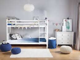 Loft Bed Wooden Bunk Bed White 90x200