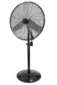 outdoor black oscillating pedestal fan