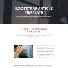 Free Bootstrap 4 Template 2019