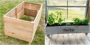 Diy Farmhouse Inspired Herb Garden Box