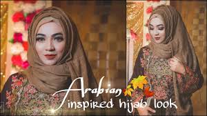 arabian special party hijab look pari