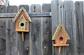Cute Yard Crafts Birdhouse Plans With