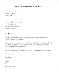 Accountant Cover Letter Samples Accounting Cover Letter Samples
