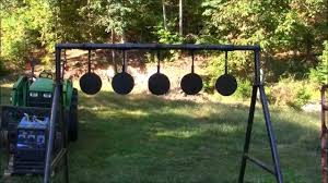 my homemade swinging targets and the