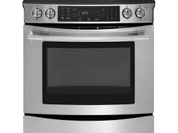 I love the fact that there is no heating element on the bottom of the oven which makes cleaning a lot easier. The Best Slide In Electric Range With Downdraft Dengarden Home And Garden