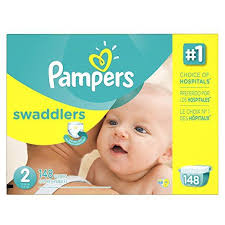 Pampers Swaddlers Disposable Diapers Size 2 148 Count