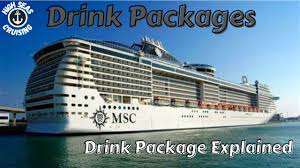 msc cruise line drink packages