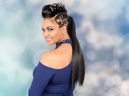 Another tip are heightened bangs because they can make your face. Beautiful Gatorbraid Ponytail Hairstyle From Tiffany Thames