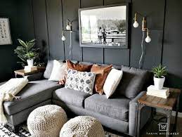 Dark Gray Accent Wall Paint Color