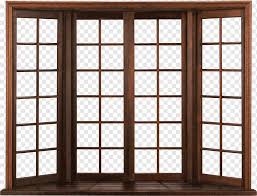 brown wooden framed glass windows