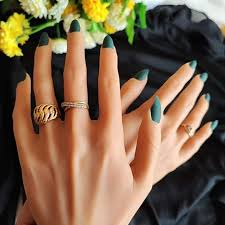 sacramento green matte nails make my