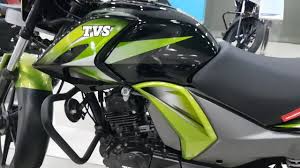 tvs stryker 125cc green color full