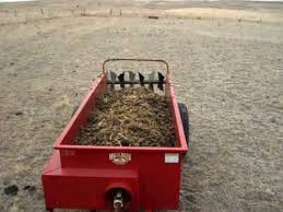 homemade manure spreader field drag