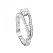 Chanel Camelia 18k White Gold Diamonds Ring Size 53 Gia Cert