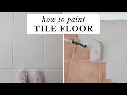 paint tile floor painting tile floors