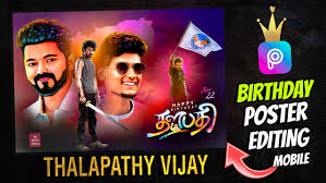 vijay birthday banner editing sk editz