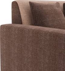 corner sofa set in brown colour on