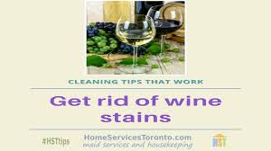 remove wine stains a step by step