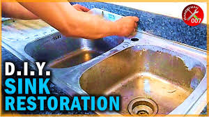 how to re stainless steel sink w