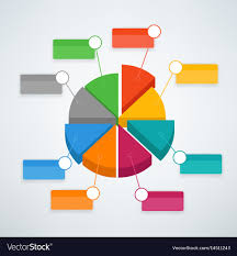 Color Pie Chart Infographic Template Template For