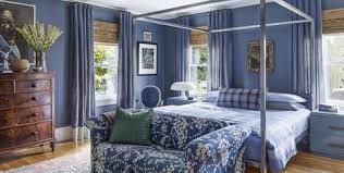 Recreating a french country style bedroom in your own home is easy. 50 Blue Room Decorating Ideas How To Use Blue Wall Paint Decor