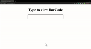 generating barcodes with