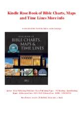 Kindle Rose Book Of Bible Charts Maps And Time Lines More Info