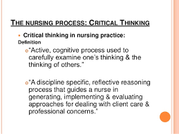 Critical Thinking in Nursing  Definition     Critical thinking is     Critical Thinking Model in Nursing