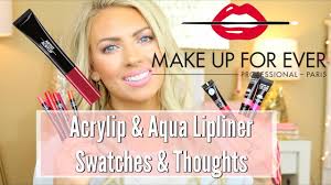 make up for ever acrylip lip paint