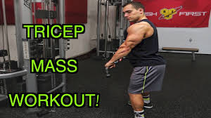intense 15 minute gym tricep workout for muscle m