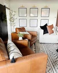 leather accent chairs for living room