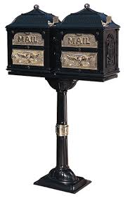 Dual Mount Locking Pedestal Mailbox