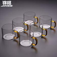 Jinge Glass Tea Cup Kung Fu Tea Set