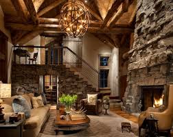 Kind of like sitting at a japanese steakhouse where you sit around the chef and order that fireplace is a goddamn hazzard and there's no way any sane person would want that hanging right in the center of their living room. 17 Likable Cozy Rustic Living Room Designs With Fireplace
