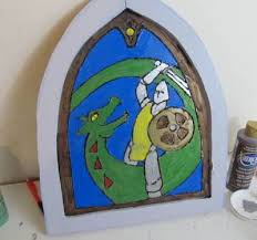 Make A Stained Glass Window With Plastic