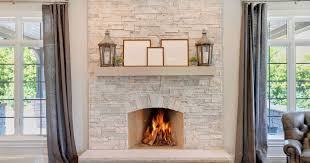 17 Stone Veneer Fireplace Designs Ideas