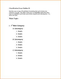 Mla Format Outline Template Template Business