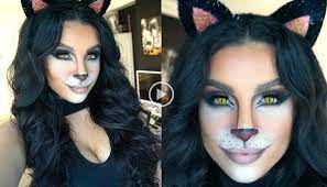halloween cat makeup tutorial meow