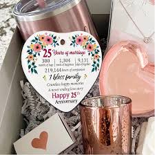 25th anniversary marriage gifts for