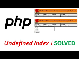 notice undefined index id error in