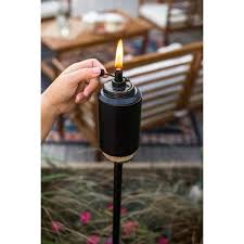 Tiki Adjustable Flame Torch Resin Black
