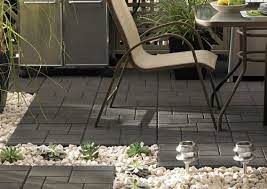 Outdoor Rubber Tile Patio Ideas