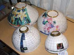 Fiberglass Mold Stained Glass Lamps