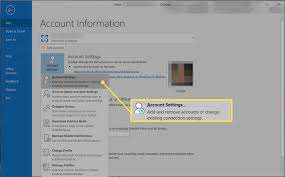 how to delete email accounts in outlook