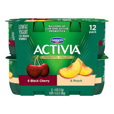 dannon activia probiotic yogurt peach