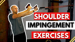 shoulder impingement exercises with