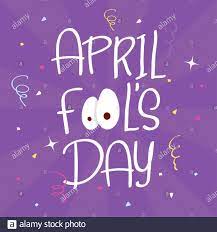 happy april fools day card with lettering Stock Vector Image & Art - Alamy