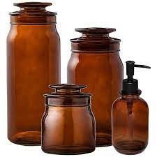 Amber Apothecary Jars Making It Lovely