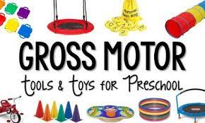 gross motor tools and toys for