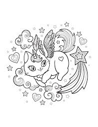 Unicorns coloring page to print and color for free. Unicorn Cat Coloring Pages Coloring Pages For Kids And Adults